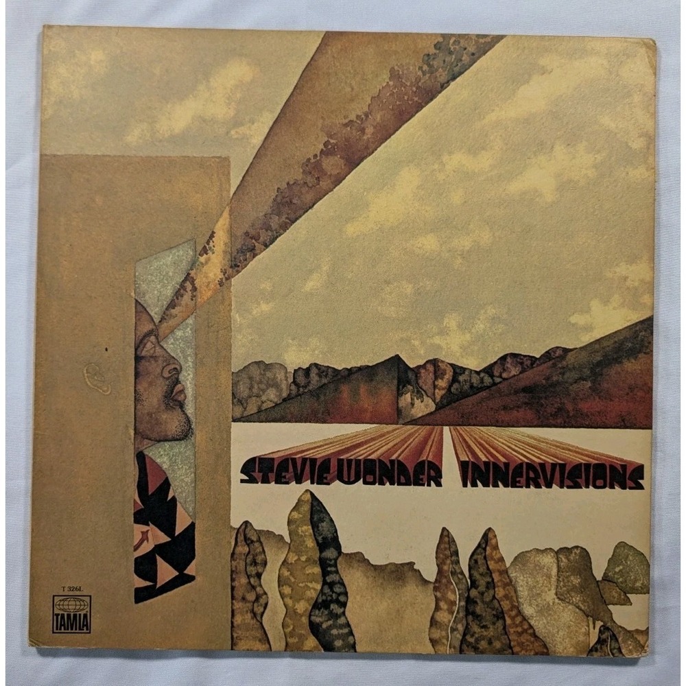 Stevie Wonder Innervisions LP White Label Promo Tamla DJ Copy Kendun 1973 Vinyl